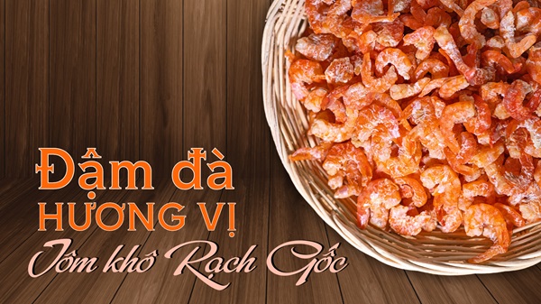 Tôm khô Rạch Gốc