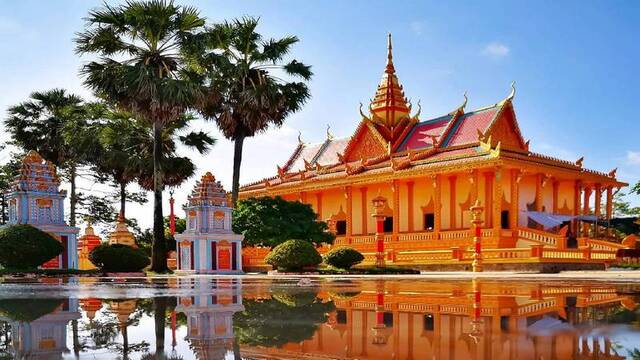 Chùa Xiêm Cán được xem là ngôi chùa Khmer đẹp nhất Bạc Liêu