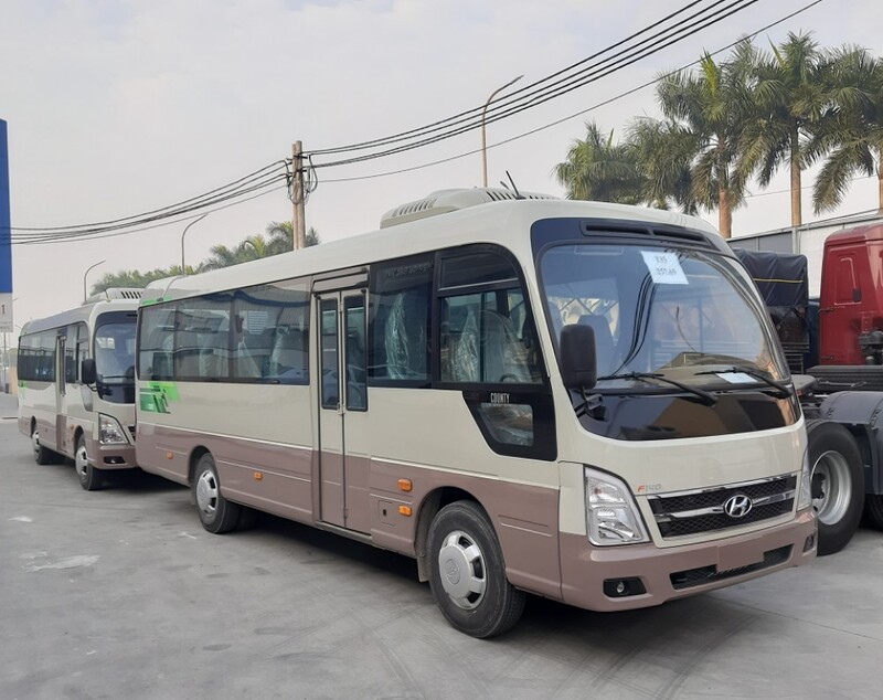 Kích thước xe Hyundai County 29 chỗ