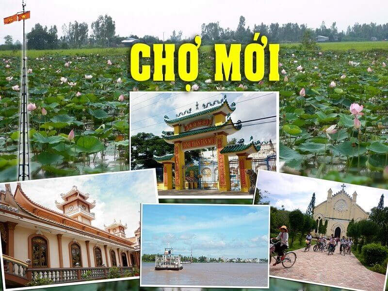 Chợ Mới An Giang - điểm đến du lịch hút khách.